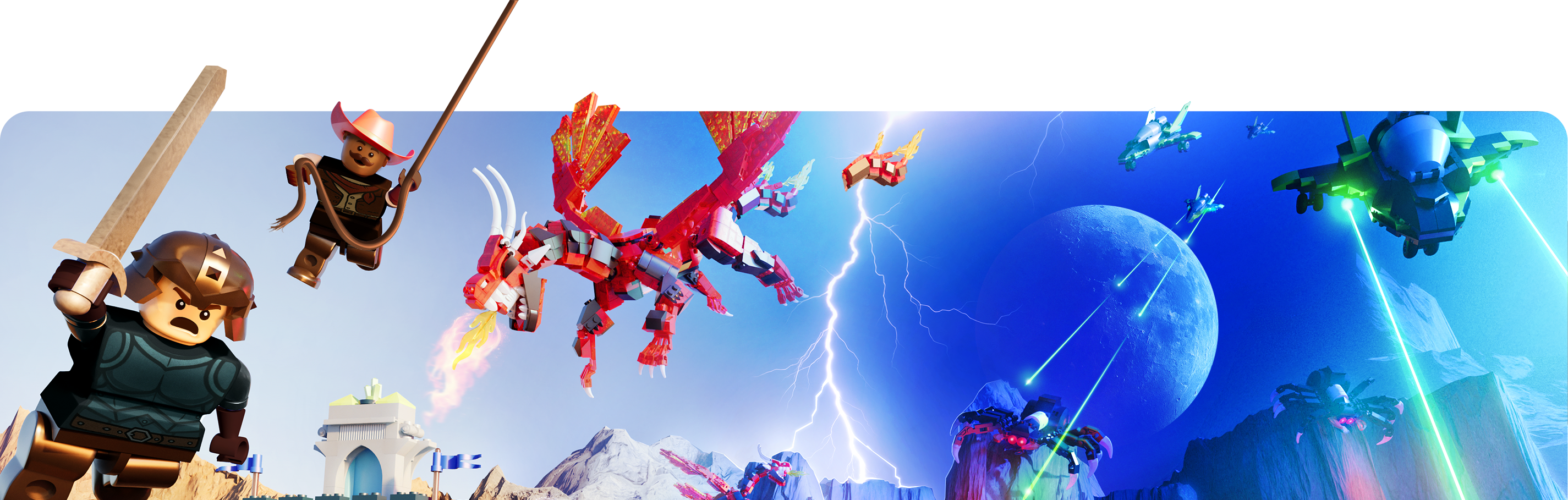Block Tech character scene - top